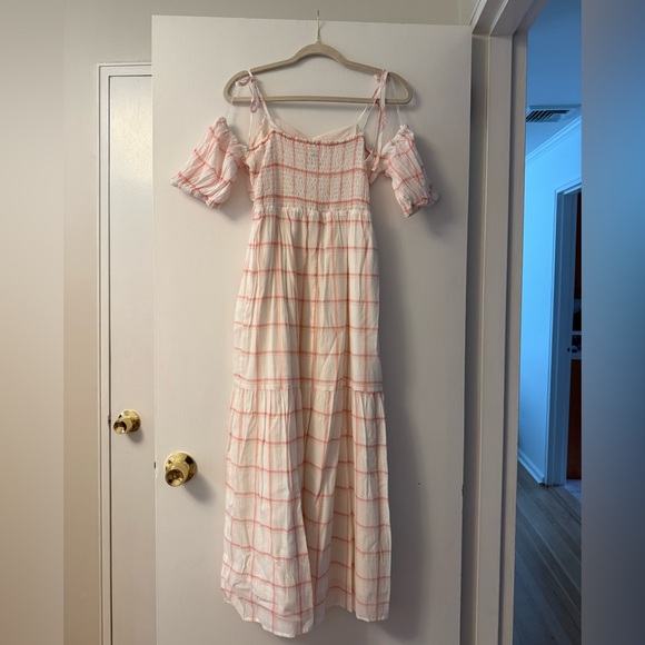 Universal Thread Pink Ruched Maxi Dress - Picture 3 of 4